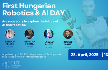 We organised the first Hungarian Robotics and AI Day event